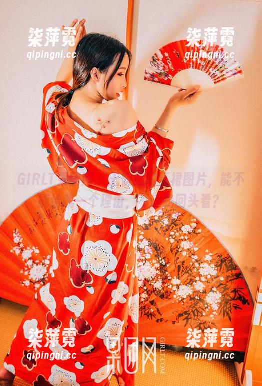 GIRLT果团网-王婉悠 GIRLT果团网 - 王婉悠的红裙图片,能不能给我一个理由,不让我回头看?