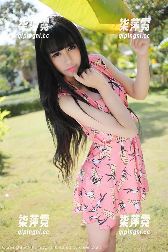MyGirl美媛馆 - AngelaLee李玲皮衣套图，精选方向让我一度以为她要走东洋风呢。