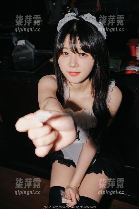 兔女郎Zia(지아)，真实到让人不忍心加滤镜的原图！