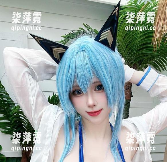 小空sora的夏日写真：免费的清凉，蛋糕上点缀的樱桃。