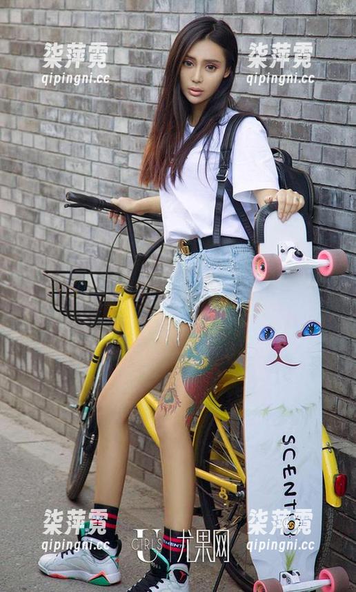 尤果网爱尤物 - 灰丝成就美图，夏桐桐果然懂得挑逗视线。