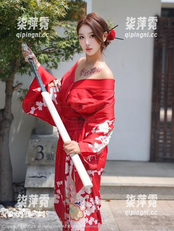 秀人网-林乐一 秀人网 - 林乐一的福利时刻,和服穿搭的意外惊喜