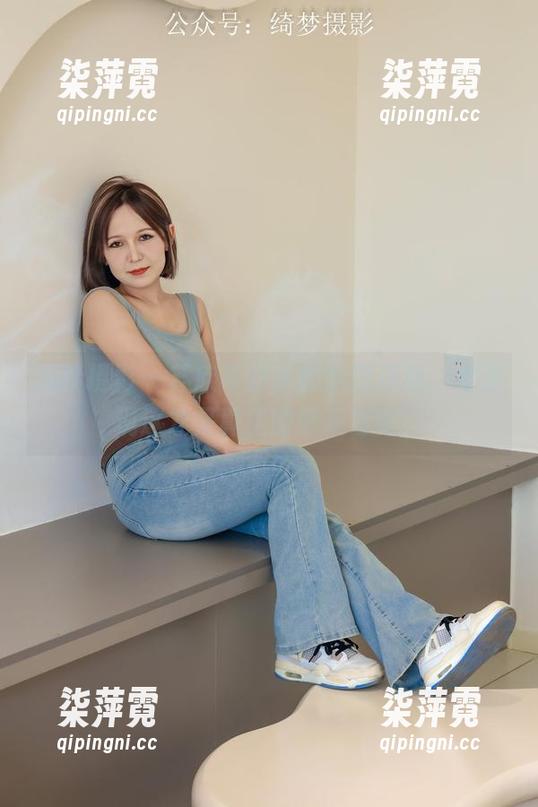绮梦摄影 - 苏欣与奶牛的亲密接触，才发现这才是真正的萌系写真！